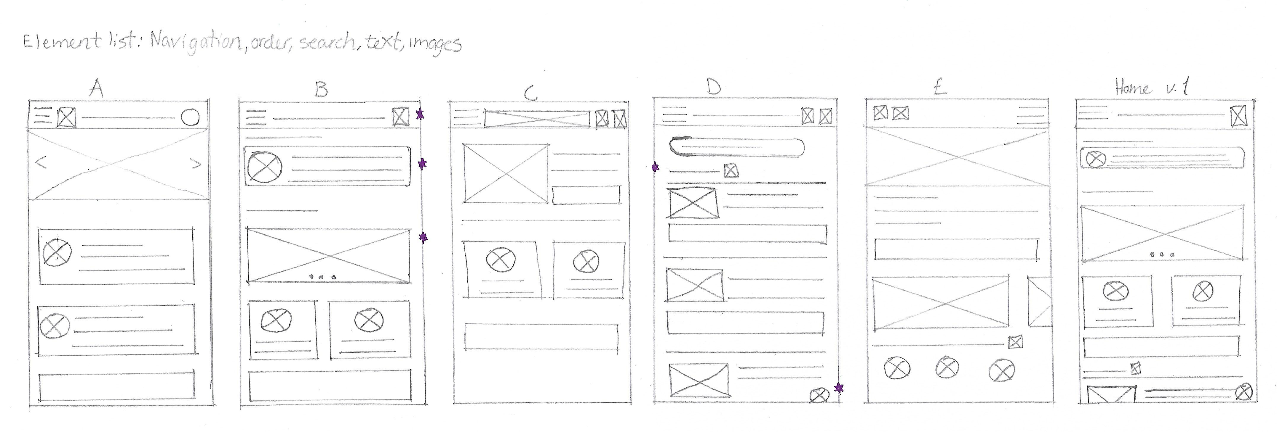 paper wireframes